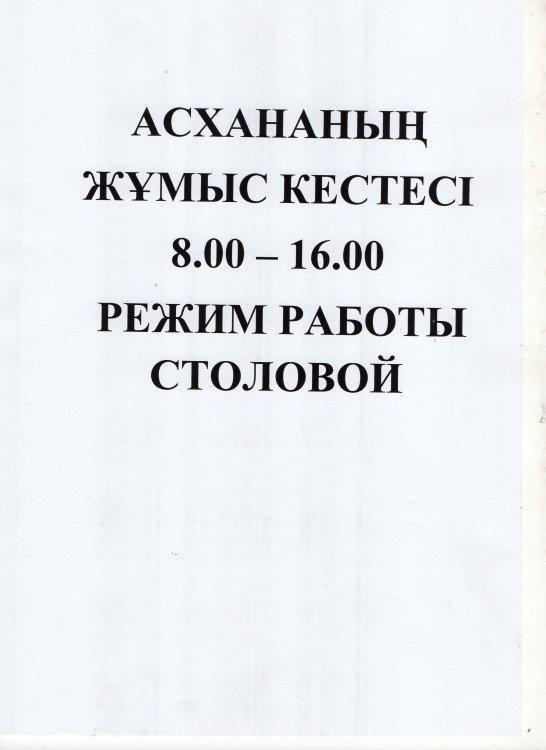 Работа школьной столовой