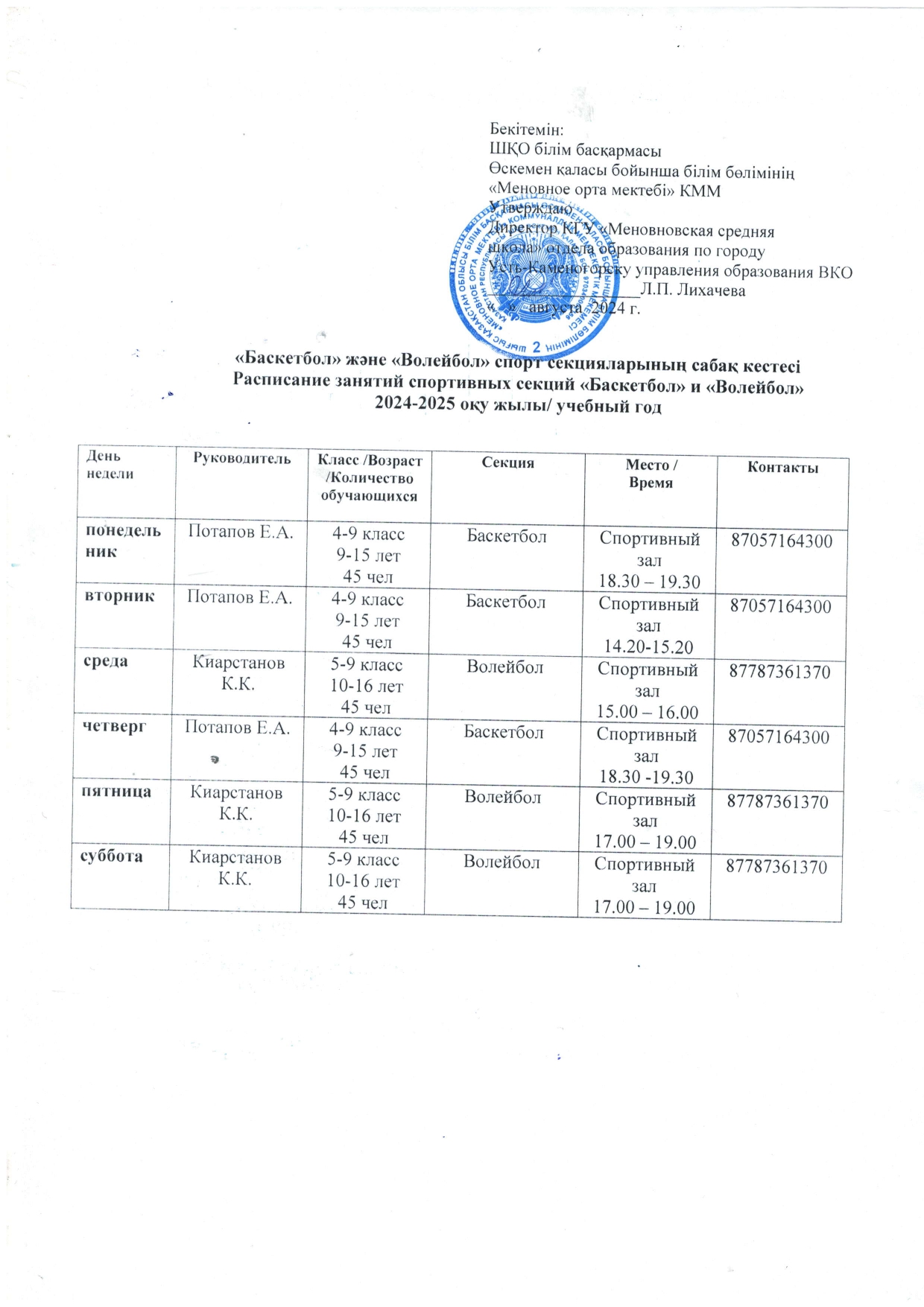 Баскетбол/ Волейбол